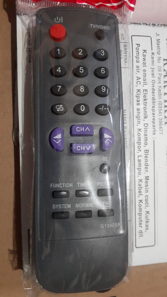 Remote TV Sharp G-1342-SA